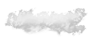 a cloud on a white background