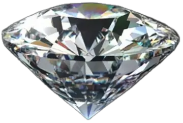 a diamond on a white background