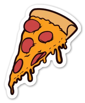 a piece of pizza with melted cheese on it
