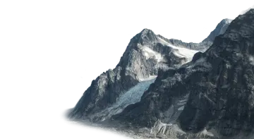 the mountain is tall