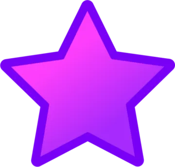 a red star on a white background
