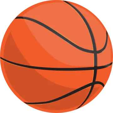 a basketball ball on a white background