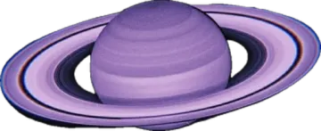 a purple hat with a black band around it
