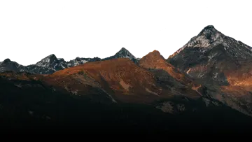 a group of mountains in the distance