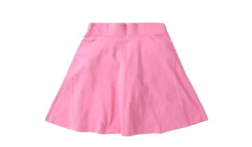 a pink skirt on a white background