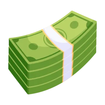 a stack of money