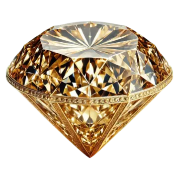 a yellow diamond on white background