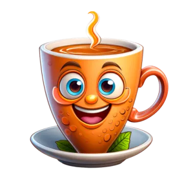 a cup of coffee with a smiling face