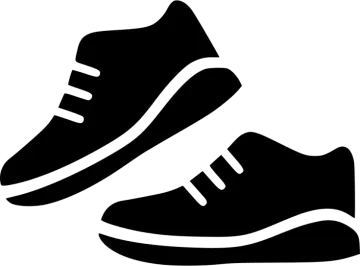 a pair of running shoes