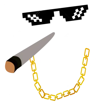 an image of a chain with glasses on it
