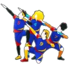 a drawing of two people fighting with each other people