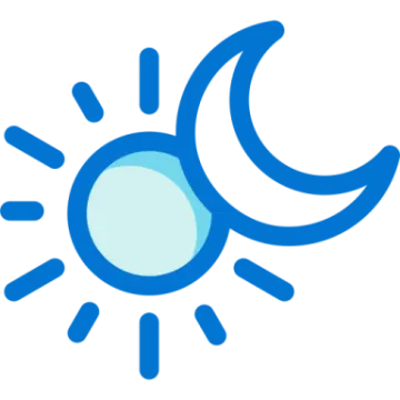 the sun and the moon