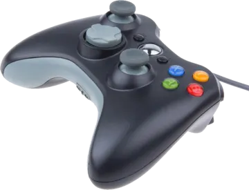 a close up of a game controller