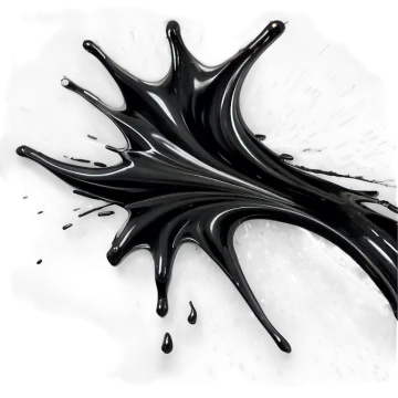 a black and white painting of a leaf