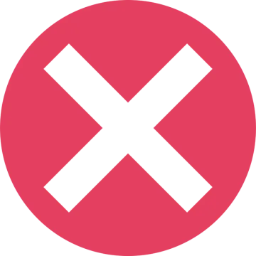 a red circle with a white cross in it