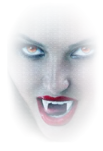 a woman with blue eyes and red lips