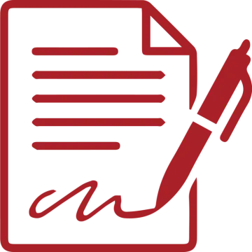a paper with a pen on top of it