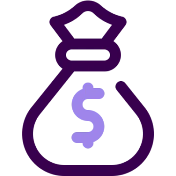a money bag with a dollar symbol