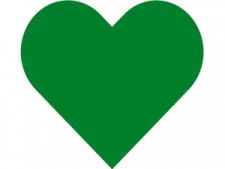 a green heart