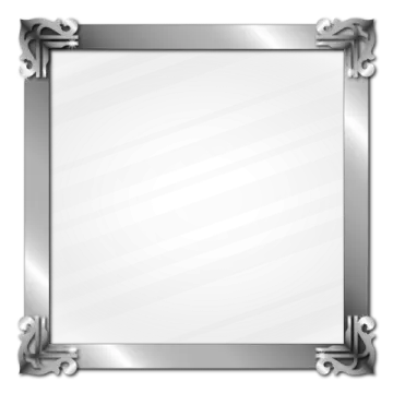 a metal frame on a white background
