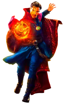 a man dressed as doctor who is holding a glowing ball