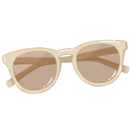 a pair of sunglasses on a white background