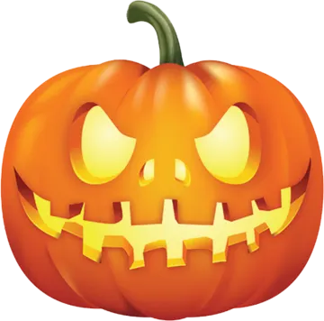 a halloween pumpkin with glowing eyes