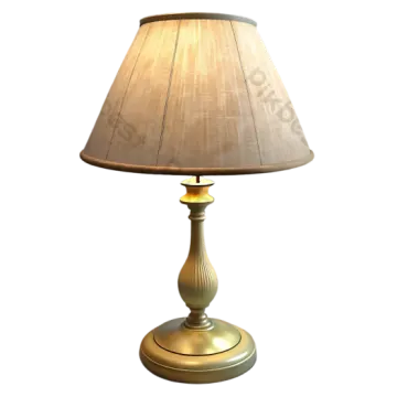 a table lamp on a white background