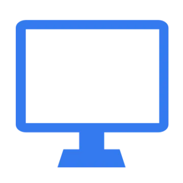 a computer monitor icon