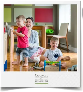 a picture of two children playing with toys