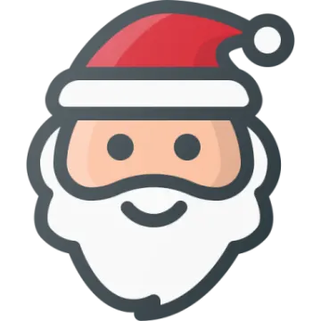a santa claus icon