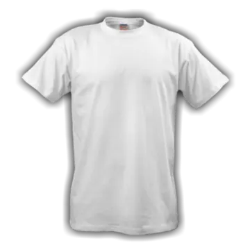 a white t - shirt