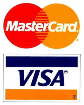 a credit card and a visa card
