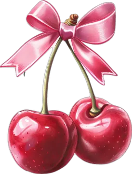 two chers with a pink bow