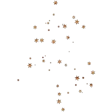gold stars on a white background
