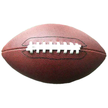 a football on a white background
