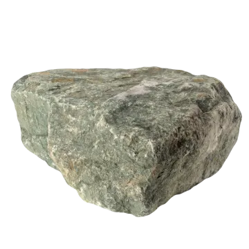 a large rock on a white background