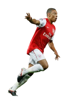 a soccer player is jumping in the air