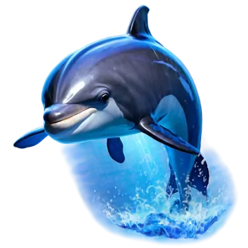 a dolphin jumping out of the water