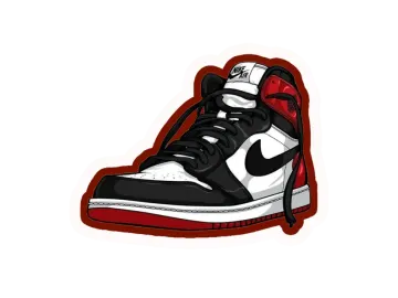 a pair of sneakers on a white background
