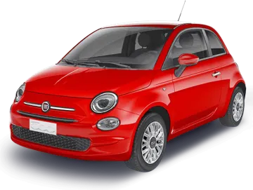a red car on a white background