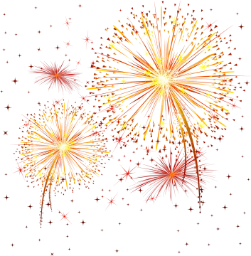 a firework on a white background