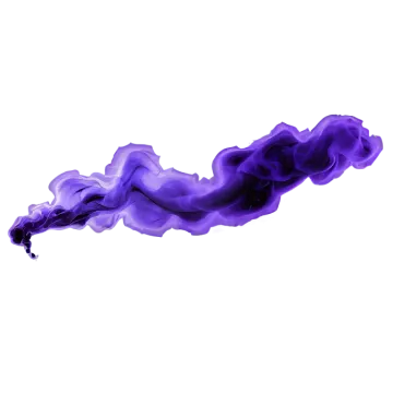 purple smoke on a white background