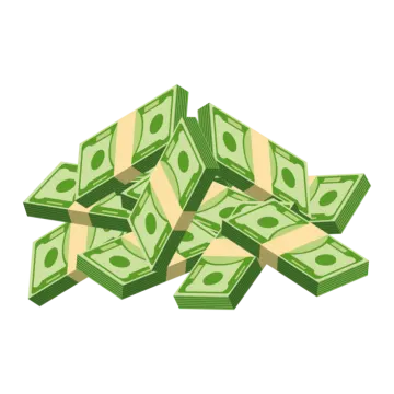 a pile of money