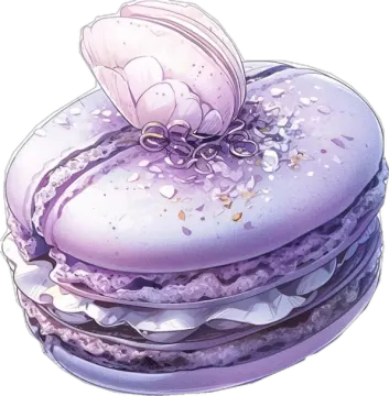 a purple cake with a butterfly on top