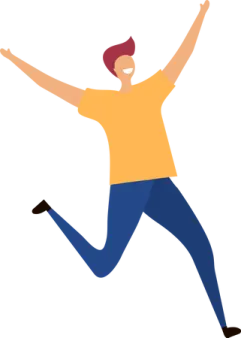 a person jumping in the air