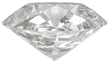 a diamond on a white background