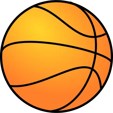 a basketball ball on a white background