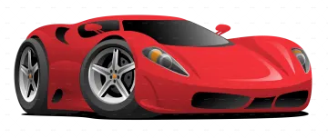 a red sports car