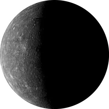 an image of the moon in black and white
